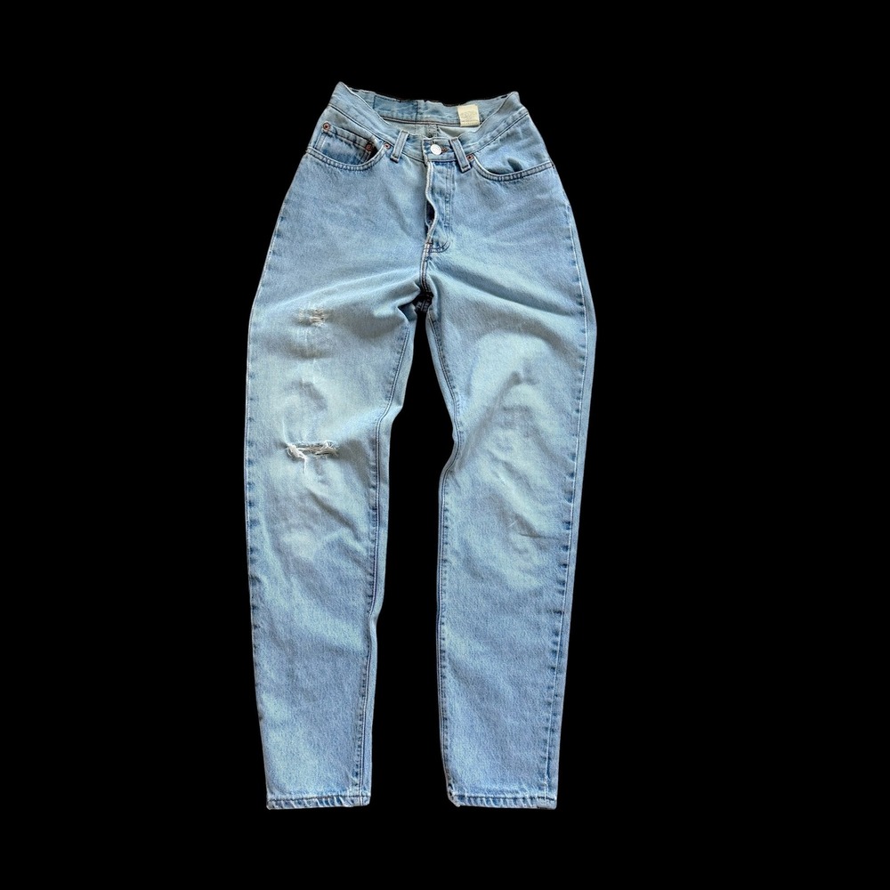Vintage Levis 550 Relaxed Fit Tapered Leg Jeans High Rise USA Made 3 S